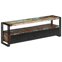  TV Cabinet Solid Reclaimed Wood 120x30x40 cm