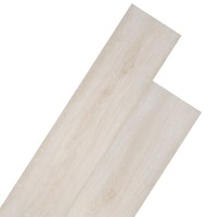  Non Self-adhesive PVC Flooring Planks 5.26 m² 2 mm Oak Classic White