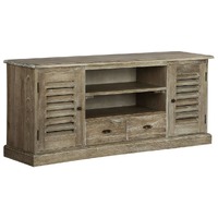  TV Cabinet Solid Mindi Wood 145x35x60 cm