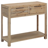  Console Table 82x33x73 cm Solid Acacia Wood