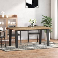  Dining Table Solid Acacia Wood 170x90x75 cm