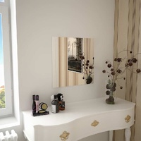  Wall Mirror 50x50 cm Square Glass