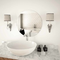  Wall Mirror 50 cm Round Glass