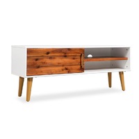  TV Cabinet Solid Acacia Wood 120x35x45 cm
