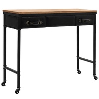  Console Table MDF and Fir Wood 100x33.5x80 cm
