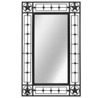  Wall Mirror Rectangular 50x80 cm Black