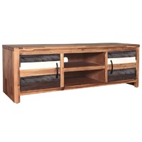  TV Cabinet Solid Acacia Wood 120x35x40 cm