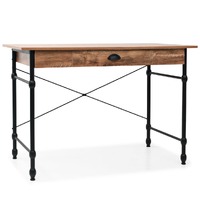  Writing Desk with Drawer 110x55x75 cm Oak Colour