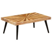  Coffee Table Solid Wood Mango 90x55x36 cm