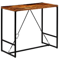  Bar Table Solid Reclaimed Wood 120x60x106 cm