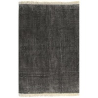 Kilim Rug Cotton 160x230 cm Anthracite