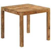  Dining Table Solid Mango Wood 82x80x76 cm