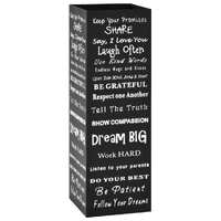  Umbrella Stand Text Steel Black