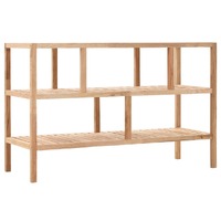  Bathroom Shelf Solid Walnut Wood 100x40x65 cm