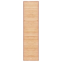  Rug Bamboo 80x300 cm Brown