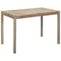  Dining Table 120x70x75 cm Solid Acacia Wood
