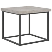  Coffee Table 55x55x53 cm Concrete Look