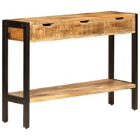  Sideboard with 3 Drawers 110x35x75 cm Solid Mango Wood