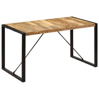  Dining Table 140x70x75 cm Solid Mango Wood