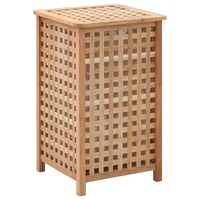  Laundry Bin 39x39x65 cm Solid Walnut Wood