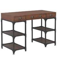  Desk with 3 Drawers 110x50x78 cm Solid Fir Wood