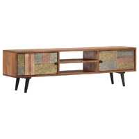  TV Cabinet 140x30x40 cm Solid Acacia Wood