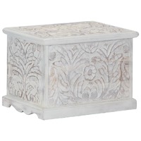  Storage Box 58x40x40 cm Solid Acacia Wood