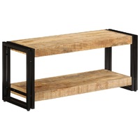  TV Cabinet 90x30x40 cm Solid Mango Wood