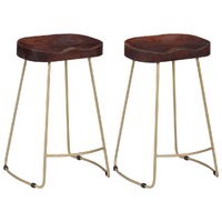  Gavin Bar Stools 2 pcs Solid Mango Wood