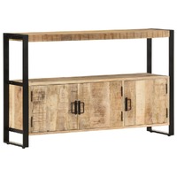  Side Cabinet 120x30x75 cm Solid Mango Wood