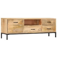  TV Cabinet 130x30x45 cm Solid Mango Wood