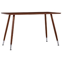  Dining Table Brown 120x60x74 cm MDF