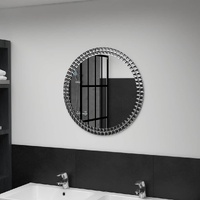  Wall Mirror 60 cm Tempered Glass