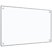  Kitchen Backsplash Transparent 80x50 cm Tempered Glass