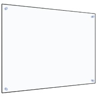  Kitchen Backsplash Transparent 80x60 cm Tempered Glass