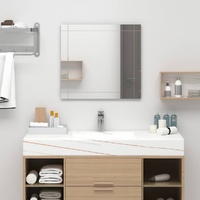  Wall Mirror 80x60 cm Glass
