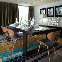  Dining Chairs 6 pcs Bent Wood and Faux Leather