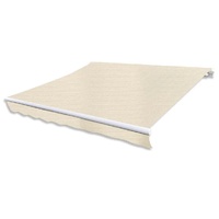  Folding Awning Manual Operated 300 cm Cream