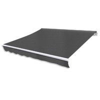  Folding Awning Manual Operated 300 cm Anthracite