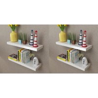  Wall Shelves 4 pcs White 60 cm