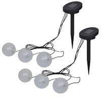  Floating Lamps 6 pcs LED for Pond and Pool