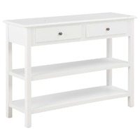  Sideboard White 110x35x80 cm MDF