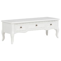  TV Cabinet White 100x35x35 cm Wood