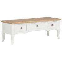  TV Cabinet White 100x35x35 cm Wood
