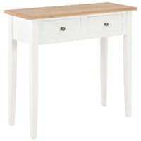  Dressing Console Table White 79x30x74 cm Wood