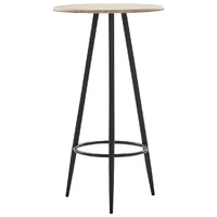  Bar Table Oak 60x107.5 cm MDF