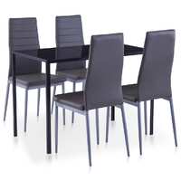 Five Piece Dining Set Grey