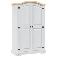  Wardrobe Mexican Pine Corona Range 2 Doors White