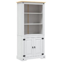  Cupboard Mexican Pine Corona Range White 80x40x170 cm