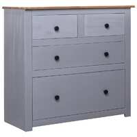  Sideboard Grey 80x40x83 cm Pinewood Panama Range